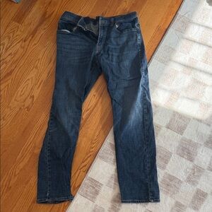 Lucky Brand Men's Dark Blue Straight Jeans